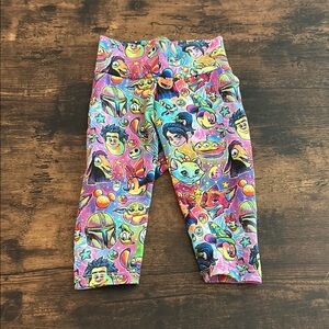 Baby Colorful Cartoon Print Leggings